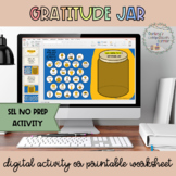 Gratitude Jar Activity- Digital & Printable