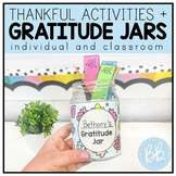 Gratitude Jar Activity | Gratitude Journal | Thanksgiving 