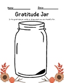 Gratitude Jar Project - Thanksgiving/Thankfulness