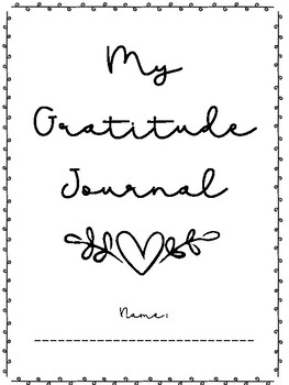 Gratitude Journal by misswestsworld | Teachers Pay Teachers