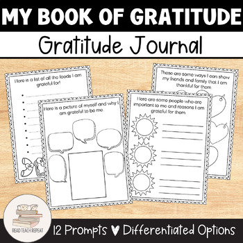 Preview of Gratitude Journal | Being Thankful | Student Booklet