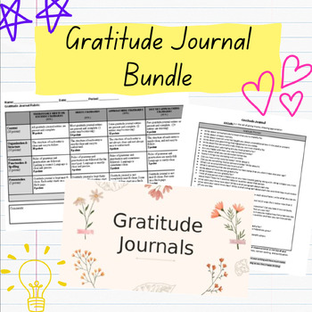 Preview of Gratitude Journal Bundle