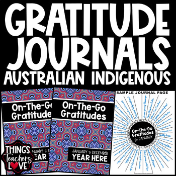 Preview of Perpetual On-The-Go Gratitude Journals Set - AUSTRALIAN INDIGENOUS 02