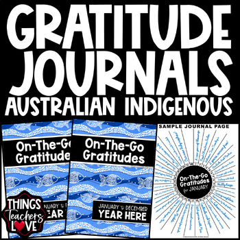 Preview of Perpetual On-The-Go Gratitude Journals Set - AUSTRALIAN INDIGENOUS 04