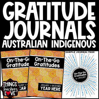 Preview of Perpetual On-The-Go Gratitude Journals Set - AUSTRALIAN INDIGENOUS 05
