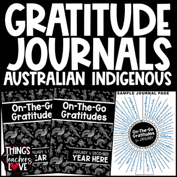 Preview of Perpetual On-The-Go Gratitude Journals Set - AUSTRALIAN INDIGENOUS 06