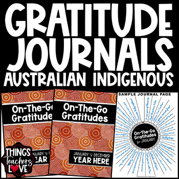 Preview of Perpetual On-The-Go Gratitude Journals Set - AUSTRALIAN INDIGENOUS 07