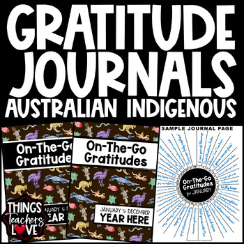 Preview of Perpetual On-The-Go Gratitude Journals Set - AUSTRALIAN INDIGENOUS 08