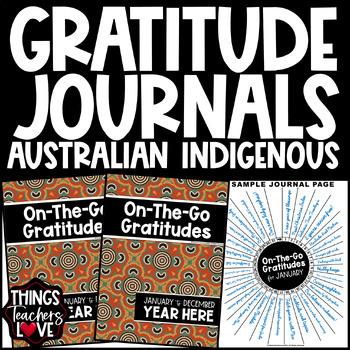 Preview of Perpetual On-The-Go Gratitude Journals Set - AUSTRALIAN INDIGENOUS 09