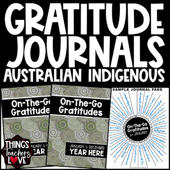 Preview of Perpetual On-The-Go Gratitude Journals Set - AUSTRALIAN INDIGENOUS 11