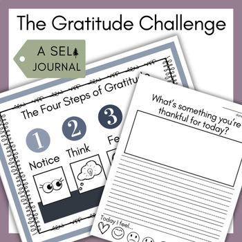 Preview of SEL Journal on Gratitude
