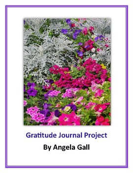 Preview of Gratitude Journal Project (PDF)