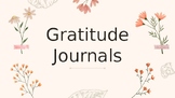 Gratitude Journal Prompt Slides