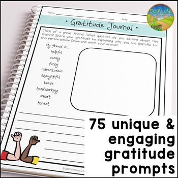 Gratitude Journal - Thankful Writing Prompts & Activities for SEL Skills