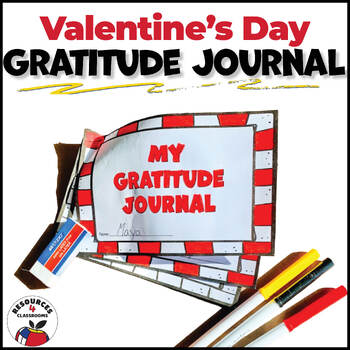 Preview of Gratitude Journal - Writing Prompts & Art Activity