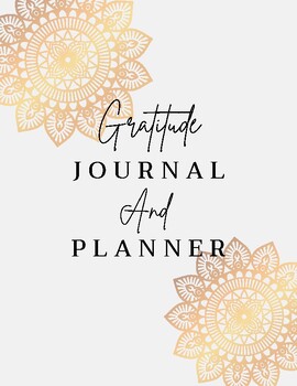 Preview of Gratitude Journal and Planner 2024