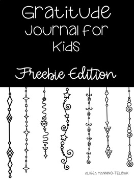 Preview of Gratitude Journal for Kids