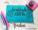 Gratitude Journal freebie