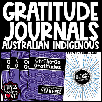 Preview of Perpetual Gratitude Journals Set - AUSTRALIAN INDIGENOUS - MELALEUCA