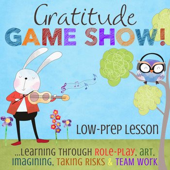 Preview of GRATITUDE: Social Emotional Learning Counseling Lesson | SEL Distance Learning