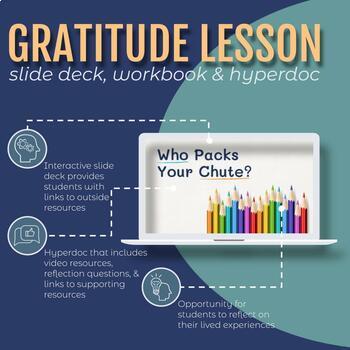 Preview of Gratitude Lesson & Assignment: Who Packs Your Chute?