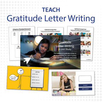 Preview of Gratitude Letters/Digital Canva & Printable Activity/SEL/Special Education