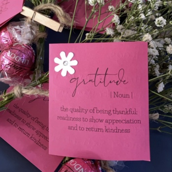 Preview of Gratitude Mini Card | Mentor Gift | @creatingloveforlearning