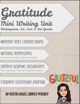 Primary Journal Bundle: Writing Journal, Gratitude Journal and