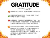 Gratitude Poster and Activity