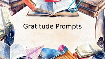 Preview of Gratitude Prompts