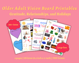 Gratitude, Relationships, Holidays Vision Board Printables