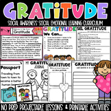 Gratitude Social Emotional Learning Character Education SE