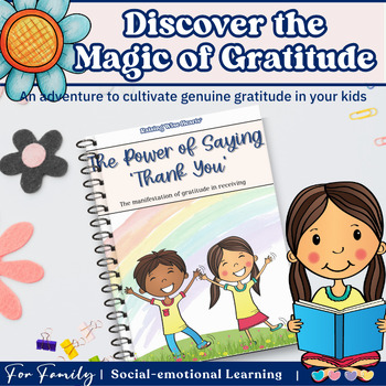 Preview of Gratitude Social Story | SEL | Teach your children the value of saying thank you