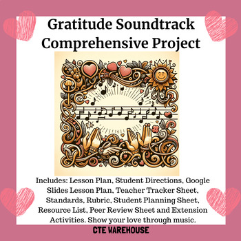 Preview of Gratitude Soundtrack Project: A Thanksgiving-Themed Music Exploration Unit