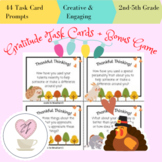 Gratitude Task Cards / Thanksgiving Activity / Emotional L