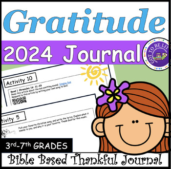Preview of Gratitude Thankful Journal