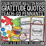 Gratitude Thankful Quotes Bulletin Board Motivational Grat