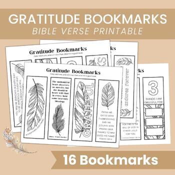 Preview of Gratitude Thanksgiving Coloring Bookmarks Printable