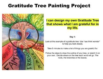 Preview of Gratitude Tree Painting Project