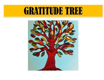 Preview of Gratitude Tree Thanksgiving