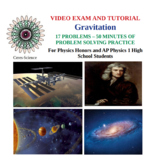 Gravitation - High School Physics - Problem Solving Video Exam and Tutorial