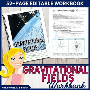 Preview of Gravitational Fields Workbook | Physics Unit: Universal Gravity, Kepler's Laws