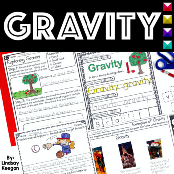 Preview of Gravity Worksheets, Experiments and Science Activities for 1st and Kindergarten