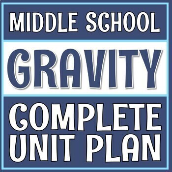 Preview of Gravity Activity Unit with Notes Activities and Gravity Test