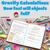 Gravity Calculate the Speed of Falling Objects