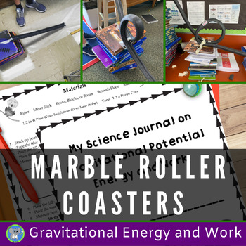 Preview of Gravity Force And Motion Lesson | Marble Run Roller Coaster Science And STEM