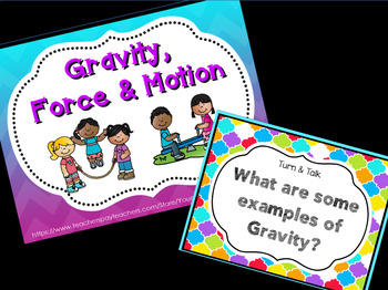Preview of Gravity, Force & Motion for Kindergarten