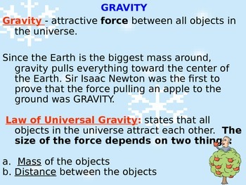 Preview of Gravity, Free Fall and Terminal Velocity Notes