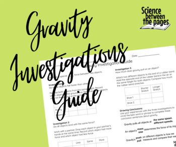 Preview of Gravity Investigation Guide