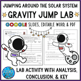 Gravity Lab - Weight, Mass, and Gravity Jump Lab Activity